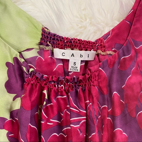 CAbi Cosmo silk tunic tank top Size Small - Picture 10 of 10